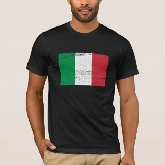 T-shirt Drapeau Grunge Italien