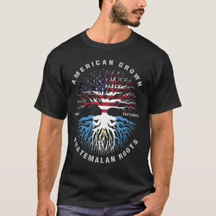 T-shirt Drapeau Guatémaltèque américain