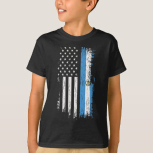 T-shirt Drapeau guatémaltèque américain - Fierté Guatemala