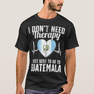 T-shirt Drapeau Guatémaltèque I Guatem Drapeau Guatémaltèq