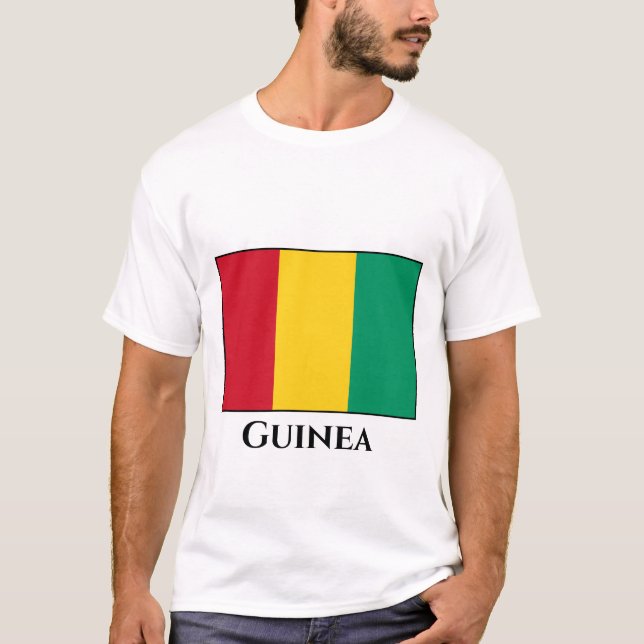 T-shirt Drapeau Guinée (Devant)
