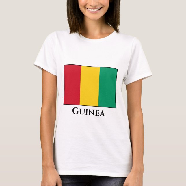 T-shirt Drapeau Guinée (Devant)