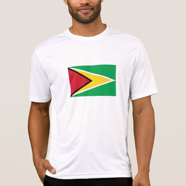 T-shirt Drapeau Guyana (Devant)