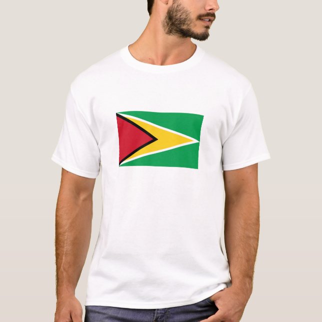 T-shirt Drapeau Guyana (Devant)