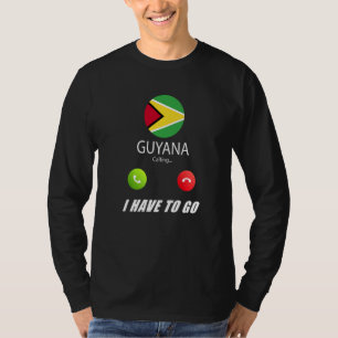 T-shirt Drapeau Guyana Souvenir Guyana Appelle Appelle