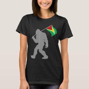 T-shirt Drapeau Guyanais Sur Drapeau Guyana