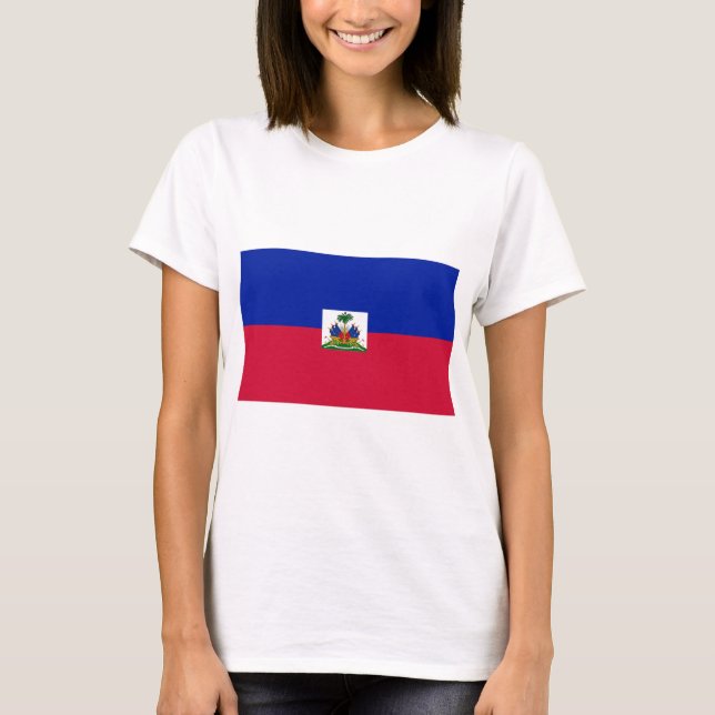T-shirt Drapeau Haïti (Devant)