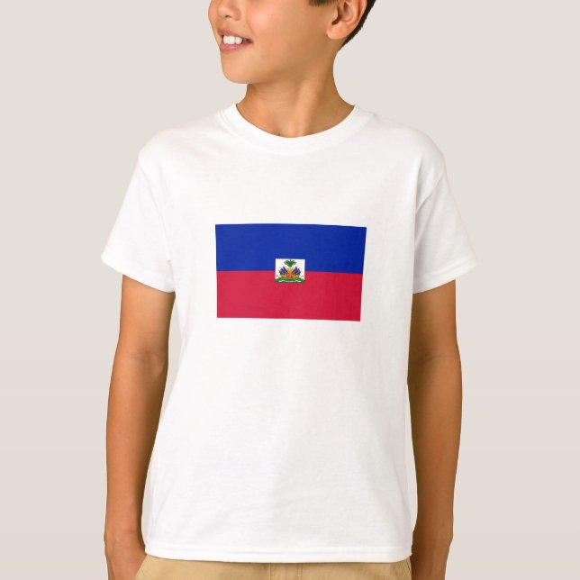 T-shirt Drapeau Haïti (Devant)