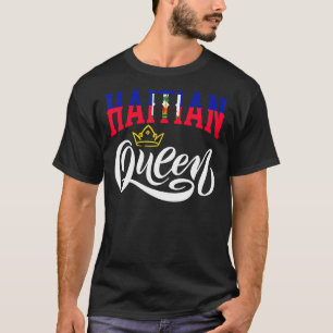 T-shirt Drapeau Haïti de la Reine Haïti