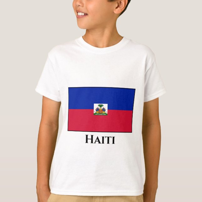 T-shirt Drapeau Haïti (Haïti) (Devant)