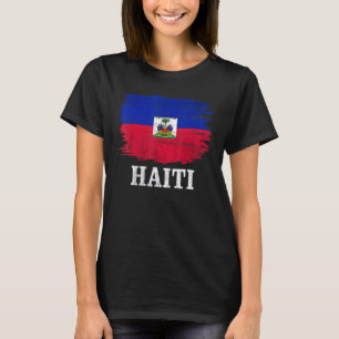 T-shirt Drapeau Haïti vintage Pour Haïti