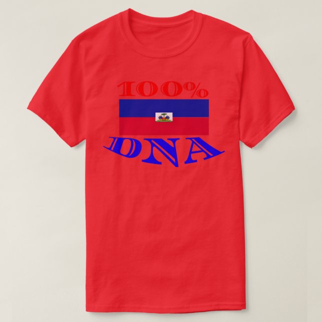 T-shirt Drapeau haïtien vacances et motivation (Design devant)