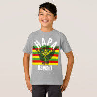 Drapeau HAPA HAWAII Kānaka Maoli TRIBAL SHAKA BG W