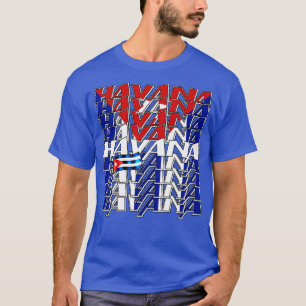 T-shirt Drapeau Havana Cuba 3