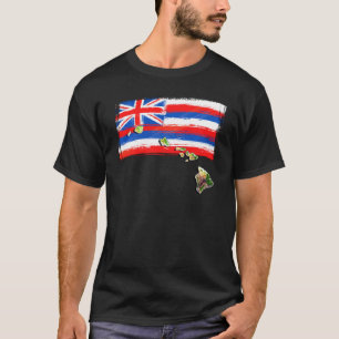 T-shirt Drapeau Hawaï