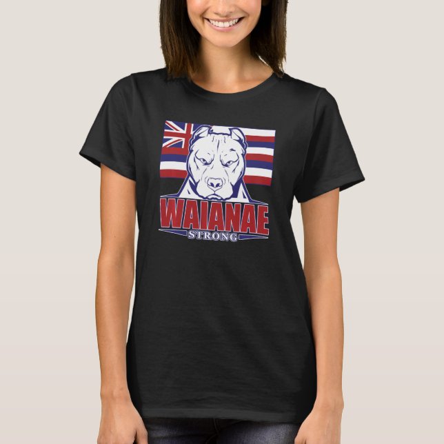 T-shirt Drapeau hawaïen de Waianae Strong Hawaii, Hawaii 9 (Devant)