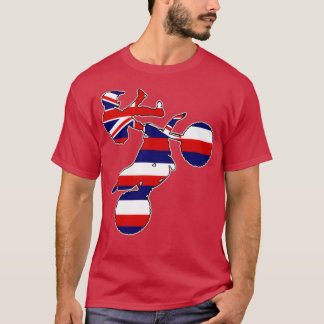 T-shirt Drapeau Hawaii vtt