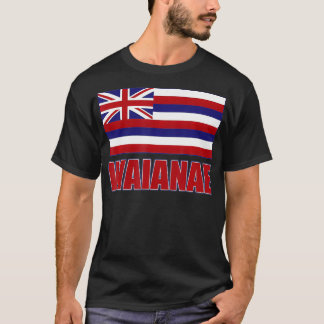 T-shirt Drapeau Hawaii WAIANAE, Hawaii 96792