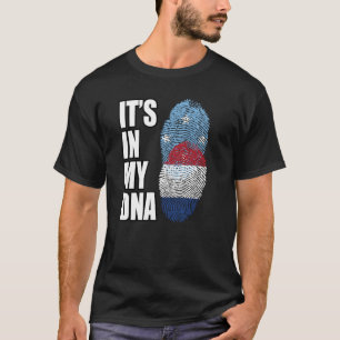 T-shirt Drapeau Héritage De L'ADN Mélangé Néerlandais Et M
