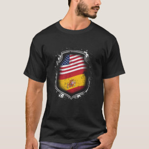 T-shirt Drapeau hispano-américain