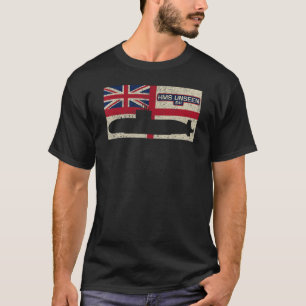 T-shirt Drapeau Hms Unseen S41 Sous-marin Royal Navy