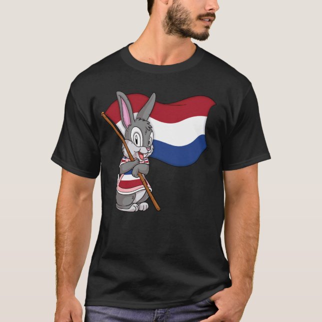 T-shirt Drapeau hollandais de Pays-Bas (Devant)