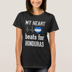 T-shirt Drapeau Honduras Catracho Dna Hondureños Tegucigal