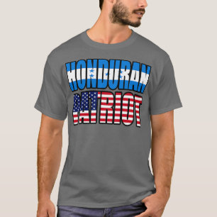 T-shirt Drapeau hondurien de la fierté patriotique américa