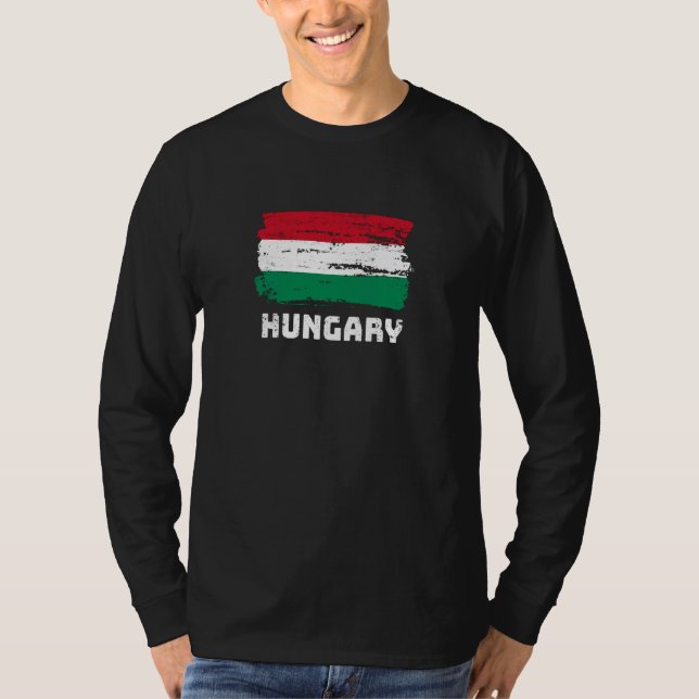 T-shirt Drapeau Hongrie (Devant)