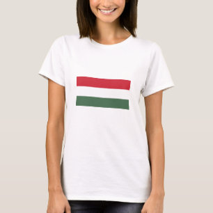 T-shirt Drapeau Hongrie