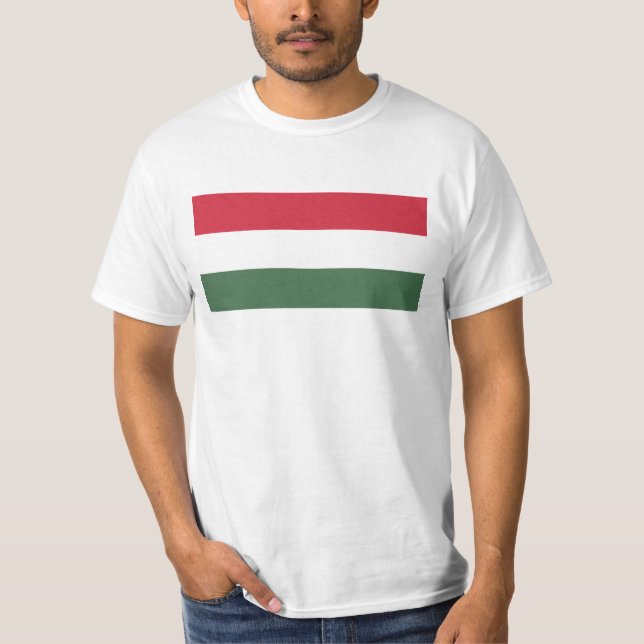 T-shirt Drapeau Hongrie (Devant)