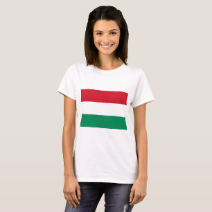 T-shirt Drapeau Hongrie