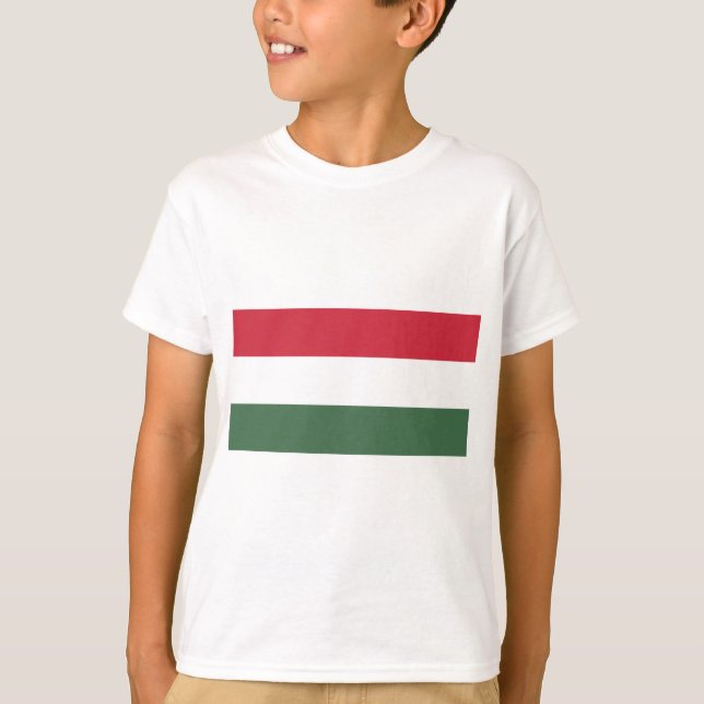 T-shirt Drapeau hongrois (Devant)