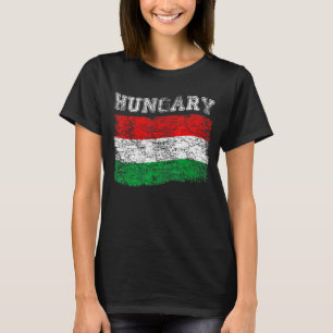 T-shirt Drapeau Hongrois Destination Tourisme Hongrie