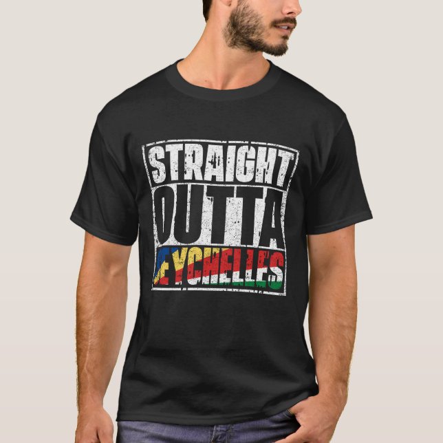 T-shirt Drapeau Hors Seychelles (Devant)