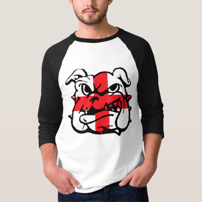 T-shirt Drapeau impressionnant de l'Angleterre (Devant)