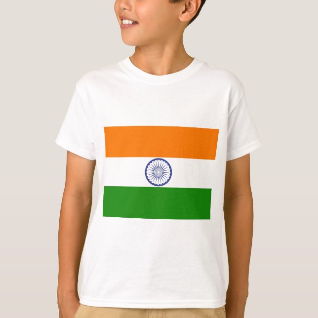 T-shirt Drapeau indien (Devant)