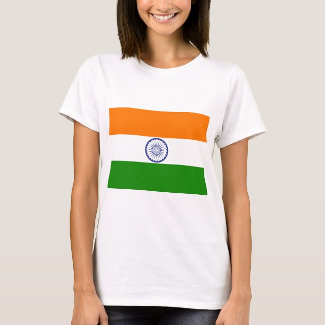 T-shirt Drapeau indien (Devant)