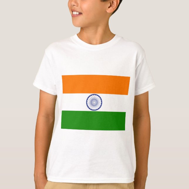 T-shirt Drapeau indien (Devant)