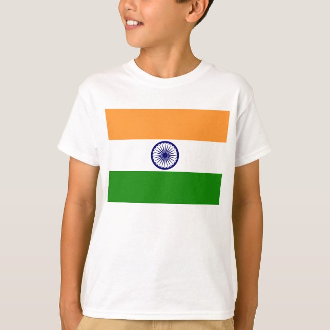 T-shirt Drapeau indien (Devant)