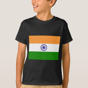 T-shirt Drapeau Indien - Image de haute qualité