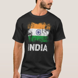 T-shirt Drapeau indien patriotique
