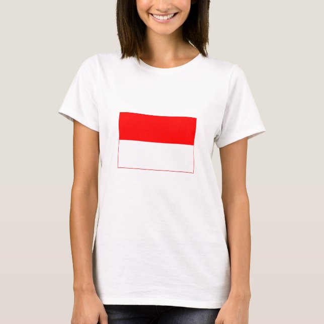 T-shirt Drapeau Indonésie (Devant)