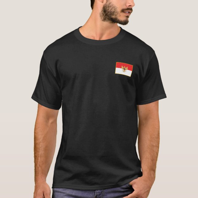 T-Shirt Drapeau Indonésie (Devant)