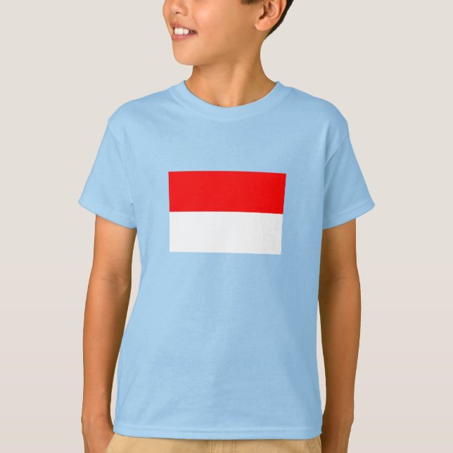 T-shirt Drapeau Indonésie (Devant)