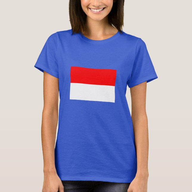 T-shirt Drapeau Indonésie (Devant)