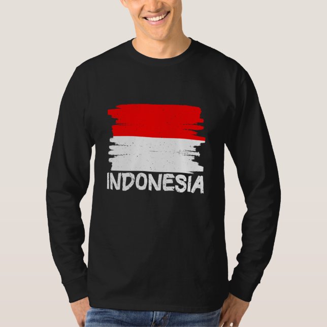 T-shirt Drapeau Indonésie Cool (Devant)
