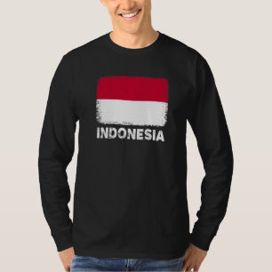 T-shirt Drapeau Indonésie Soutenir les femmes du peuple i