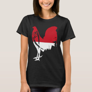 T-shirt Drapeau indonésien Drapeau indonésien Gamef