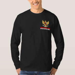 T-shirt Drapeau indonésien et blason patriotique